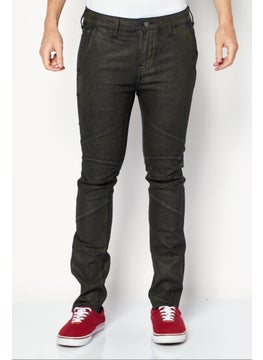 اشتري Men Skinny Fit Dark Wash Stretchable Jean, Grey Combo في الامارات