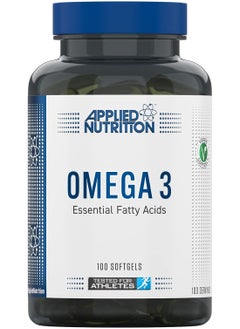 Buy Omega 3, Omega Fish Oil 1000mg 100 Softgels in UAE