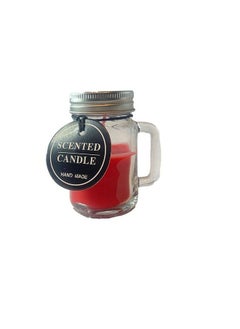 Buy Red jar scented candle for elegant decor in Egypt