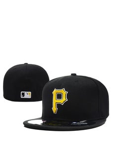 Buy NEW York fashion Embroidered Fitted Baseball Team Cap with Closed Back for Sun Protection55.8cm in Saudi Arabia