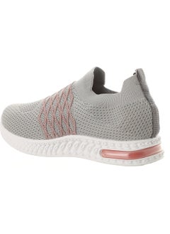 Buy Knitted women's sneakers; gray in Egypt