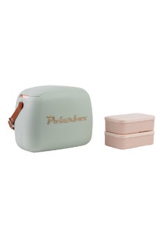 Buy 6 Liters Urban Cooler Bag with 2 Containers Matcha Gold | Lunch Box | thermal cooler box | Ice Box, PB- 9344 in UAE