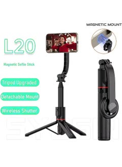 Buy Selfie Stick for iPhone 12/13/14/15 with Wireless Remote Control and Tripod Yesido SF19 - Black in Egypt