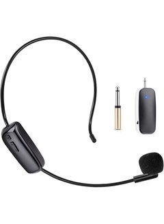 Buy Wireless Microphone Headset, UHF Wireless Mic Headset and Handheld 2 in 1, 165 ft Range for Voice Amplifier, Stage Speakers  Teacher Tour Guides Fitness Instructor in Saudi Arabia