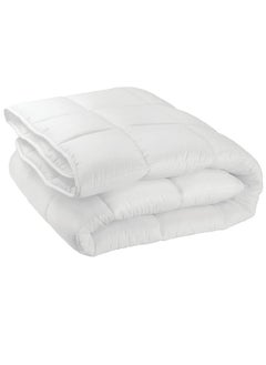 اشتري Luxury King Size Quilted Down Duvet Insert Cotton White  200x220cm في الامارات