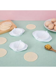Empanada Maker Press Set – 2 Misure (10,2 Cm E 7,6 Cm) Antiaderente, Per Empanadas, Pierogi, Ravioli, Calzoni, Gyoza – Utensili Da Cucina Con Design A Rilascio