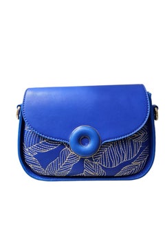 Buy Square women's handbag with distinctive accessory with adjustable handle in Egypt