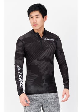 اشتري Men Sportswear Fit Race Sweatshirt, Black Combo في الامارات