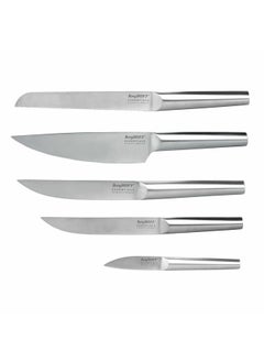 Buy 6-Piece Knife Block(1xParing Knife, 1xUtility Knife, 1xBread Knife, 1xCarving Knife, 1xChef's Knife, 1xWooden Block) in Egypt