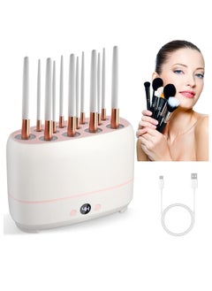 Buy Makeup Brush Drying Machine, Reusable Electric Makeup Brush Dryer Tool, USB Rechargeable Makeup Brush Dryer Kit Without Hurting Bristles, Fast Drying 12pcs Makeup Brushes in Egypt