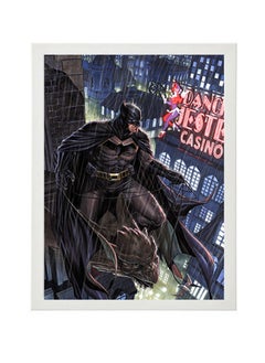 اشتري Batman Illustration Wall Art Frame Poster في مصر