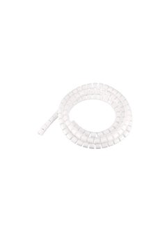 Buy uxcell Flexible Spiral Tube Wrap Cable Management Sleeve 14mmx16mm Computer Wire Manage Cord 3 Meters Length White in UAE