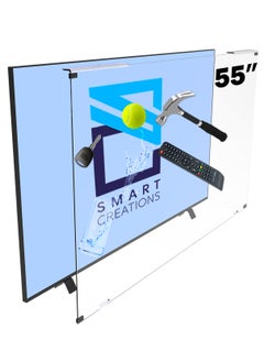 Buy 55 Inch TV Screen Protector, Shatterproof, High Quality, Anti-Blue Ray, Eye Protector, Removable, Waterproof in Saudi Arabia