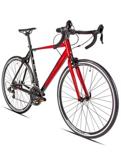 Buy SPARTAN 700C Peloton Road Bicycle | Alloy Frame Road Bike | Light weight Cycle | Fitness Road Bicycles | Size - Medium (54Cm) Lava Red in UAE