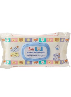 Buy Trudi Baby Care Cleansing Wipes with Flower Nectar 72 Pieces in UAE