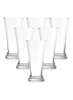 Buy Ocean Pilsner Glass, Clear – 300 ml, Set of 6 in UAE