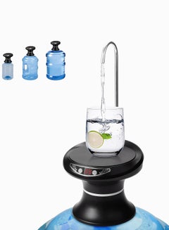Buy Drinking Water Dispenser Pump with Tray Electric Water Pump Home Kitchen Outdoor Camping Black in Saudi Arabia