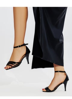 Buy Stylish Strappy Sandal-Black in Egypt