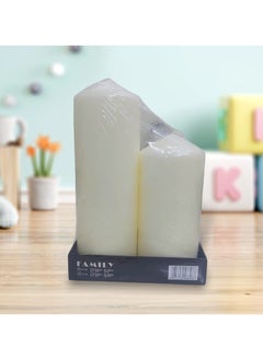 Buy Set Of 2 Unscented Ppillar Candles in Saudi Arabia