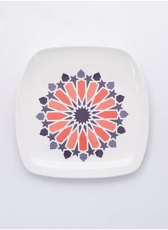 Buy Bright Designs Melamine Small Plate 
Set of 6 (L 18cm W 18cm) Arabian Arts in Egypt