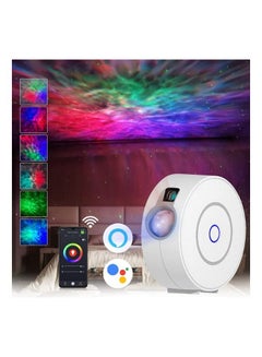 Buy Smart Star Projector WiFi Laser Starry Sky Projector Moon Night Light Led Colorful APP Control Alexa Compatible in UAE