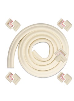 Buy Baybee Baby Safety Corners for Edge | Pre-Taped Corner Guards for Babies with 6.5ft Edge Strip & 10 Pcs Edge | Child Safety Protector for Furniture | Baby Proofing Edge Guards for Kids (Beige) in UAE