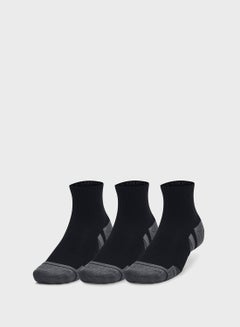 Buy Performance Cotton Qtr Socks (Pack of 3) in UAE