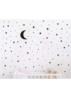 Buy Magic Star & Moon wall stickers Colorful Animals Horse Stars Wall Decals For Kids Girls Room DIY Poster Wallpaper Home Decor wall stickers for Bedoom,Living Room,Black in Egypt