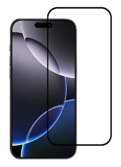 Buy IPhone 16 Plus Premium Tempered Glass Screen Protector, Full Glue, HD clarity, Bubble-free, 9H hardness, Drop Protection,Scratch-resistant, Full coverage Screen Protector With Black Frame for iPhone 16 Plus in Egypt