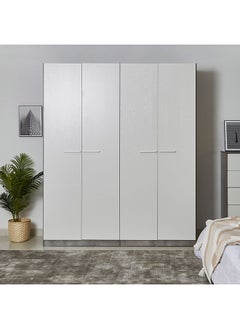 Buy Patara 4-Door Wardrobe 59.6x216x181.6cm in UAE