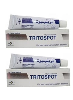 Buy Pack of 2  Tritospot for Skin hyperpigmentation disorders Cream 15grams in Saudi Arabia