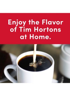 Buy Tim Hortons French Vanilla, Flavored Roast Ground Coffee, Perfectly Balanced, Always Smooth, Made With 100% Arabica Beans, 12 Oz (Pack Of 6) in UAE