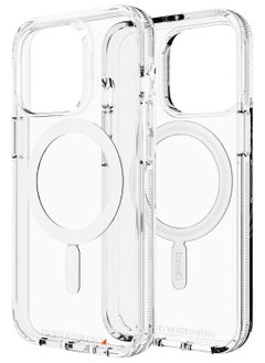 Buy Crystal Palace Snap for iPhone 13 PRO Case Cover Compatible with MagSafe with D3O Impact Protection Up to 13 Feet/ 4 Meter - Clear in UAE