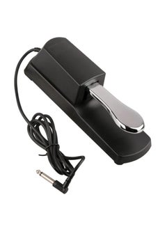 Buy Piano Keyboard Sustain Damper Pedal Durable Sustain Pedal Classic Delicate Alloy+Plastic Damper Sustain Pedal for Yamaha Casio Roland Electric Piano Silver in UAE