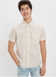 Buy Flamingo Print Regular Fit Shirt in UAE