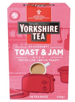 Buy Yorkshire Tea Toast & Jam Brew 40 Tea Bags 125G in UAE