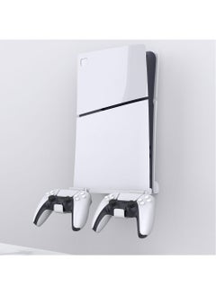 Buy Wall-mounted Display Stand for PS5 Slim, Wall-mounted Console and Controller Storage Holder in Saudi Arabia