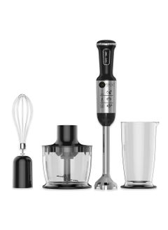 Buy Japan Hand Blender Set 1200W 4 in 1 Stainless Steel 2 Speed Black and Silver Chopper Whisk Mixing Cup GMARK ESMA RoHS And CB Certified in UAE