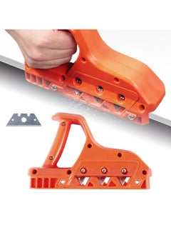 Buy SYOSI Plasterboard Fast Cutter, 60° Plasterboard Edger, Drywall Chamfer Woodworking Hand Tool, Handheld Plasterboard Planer for Quickly Refine and Plan Precise Beveled Edges in UAE