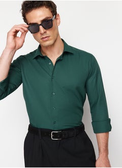 Buy Green Slim Fit Smart Shirt TMNSS24GO00070 in Egypt