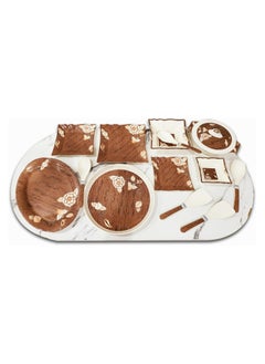 Buy Prime 47 Pcs Melamine Dinner Set For 8 Persons in Saudi Arabia