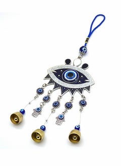 Buy Wind Bells, Evil Eyes, Wall Pediments Wind Chimes, Big Devil’s Blue Eyes, Handcraft Hanging Decoration, for Car Kitchen Home Garden Patio Office (3 Bells) in Saudi Arabia