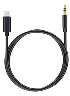اشتري Lightning to 3.5 mm Aux Cable iPhone 3.5mm Headphones Jack Adapter Male Aux Stereo Audio Cable for iPhone 14 13 12 11 XS XR X 8 7 iPad iPod to Car/Home Stereo, Speaker, Headphone في الامارات