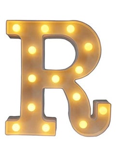 اشتري أضواء الحروف الأبجدية LED تضيء الحروف البلاستيكية معلقة R في الامارات