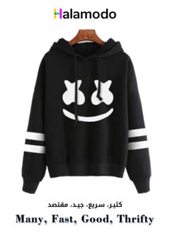 Buy Unisex Long Sleeve Printed Hoodie in UAE