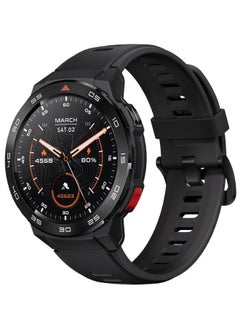 Buy Mibro Smart Watch GS Pro (Black) - 1.43" Amoled Display, Bluetooth Calling, 20 Day Battery Life, 5ATM Waterproof, GPS Positioning, 105 Sports Modes, Heart Rate Monitoring, Sporty Style Strap in Egypt