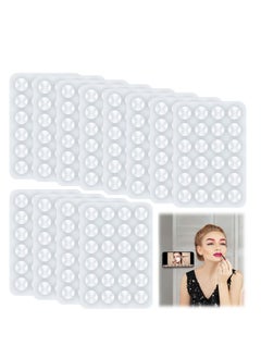 Buy 12 Set Adhesive Silicone Suction Cup, Suction Phone Case, Silicone Suction Phone Case Adhesive Mount, Non Slip Phone Suction Cup, Suitable for Bathroom Home Kitchen (White) in UAE