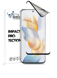 Buy Nano Ceramic Anti Fingerprint Full Glue Full Cover Matte Flexible Screen Protector For Honor 90 5G 2023 Clear in UAE