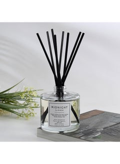 Buy Hue Midnight Summer Reed Diffuser, Clear & Black - 200ml in UAE