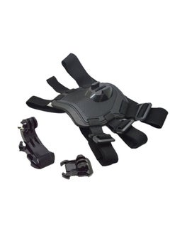 اشتري Sports Camera Adjustable Dog Chest Strap Black في الامارات